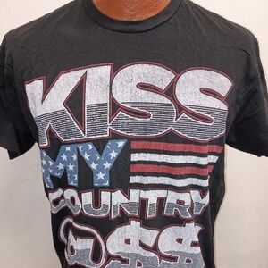 Gildan Black Short Sleeve Patriotic Tee